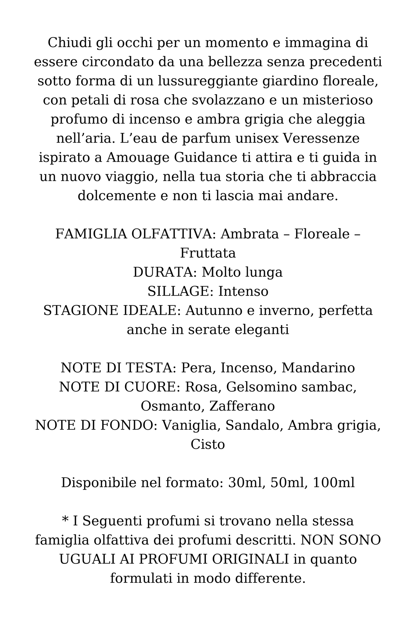 NOTA 438 – GUIDANCE - AMOUAGE - immagine 5