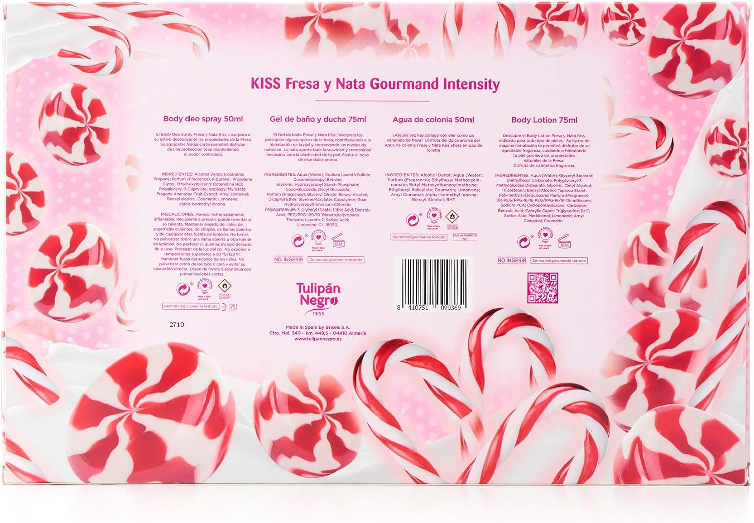 Set regalo Tulipan Negro Fragola e Panna - immagine 2