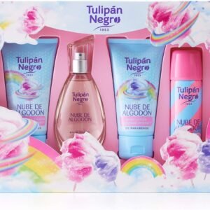 Set regalo Tulipan Negro Nube De Algodon